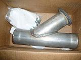 Y-cutout 3 inch exhaust