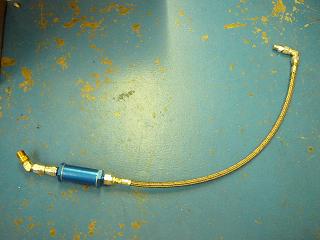 Turbo Oil Filter and Line