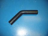 45 degree silicone hose black