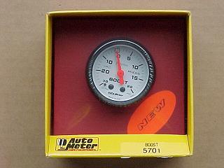 30hg/20psi Boost Gauge -Phantom